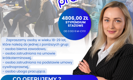 plakat informujący o projekcie