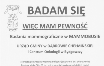 Zdjęcie do Badania mammograficzne w MAMMOBUSIE 