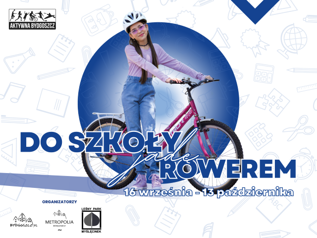 Konkurs „Do szkoły jadę rowerem” startuje 16 września w Bydgoszczy